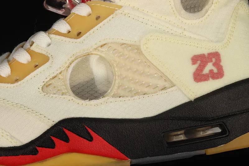 All categories Air Jordan Jordan series basketball shoes Air Jordan 5 G version OF x Air Jordan 5 AJ5 Qiao 5 Baifan Jin Chanyi DH8565-100
